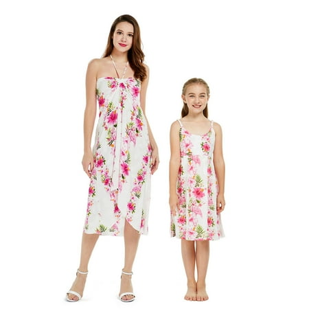 Matching Hawaiian Luau Mother Daughter Halter and Elastic Dress in Simply Blue Leaves
Matching Hawaiian Luau Mother Daughter Halter and Elastic Dress in Simply Blue Leaves