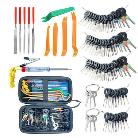 Maerd 87pcs Terminal Extractor Removal Tool Kit Terminal Ejector Kit Depinning Tool Wire Connector Pin Release Set