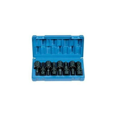 Grey Pneumatic Corp. 1398UH 1/2 Drive 8 Piece Universal Hex Driver Set