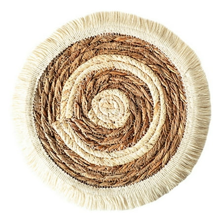 Mightlink Cup Pad Tassel Design Thickened Wear Resistant Extra-Large Heat-Resistant Decorative Reusable Non-slip Bowl Cup Mat Handmade Braided Coaster for Home
Mightlink Cup Pad Tassel Design Thickened Wear Resistant Extra-Large Heat-Resistant Decorative Reusable Non-slip Bowl Cup Mat Handmade Braided Coaster for Home