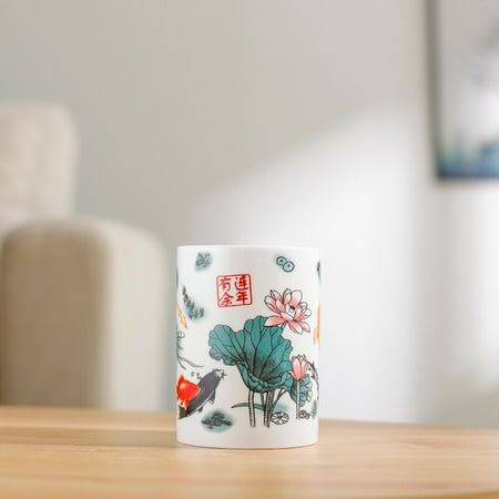 Handmade Ceramic Large Teacup Blue and White Porcelain Personal Water Cup Household Straight Tea Cup Exquisite Tea Set Supplies
Handmade Ceramic Large Teacup Blue and White Porcelain Personal Water Cup Household Straight Tea Cup Exquisite Tea Set Supplies