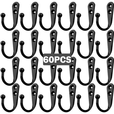 60 Pieces Large Wall Mounted Coat Hook Robe Hooks Cloth Hanger Coat Hanger Coat Hooks Rustic Hooks for Bath Kitchen Garage Single Coat Hanger
60 Pieces Large Wall Mounted Coat Hook Robe Hooks Cloth Hanger Coat Hanger Coat Hooks Rustic Hooks for Bath Kitchen Garage Single Coat Hanger
