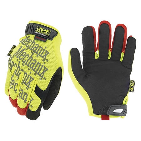 Mechanics Gloves Hi-Vis Yellow 8 PR
