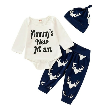 Dadaria Baby Girls Bodysuits 0-24M Newborn Infant Baby Boy Letter Romper Tops Deer Pants Hat 3PCS Outfits Set White 90 Boys Girls
Dadaria Baby Girls Bodysuits 0-24M Newborn Infant Baby Boy Letter Romper Tops Deer Pants Hat 3PCS Outfits Set White 90 Boys Girls