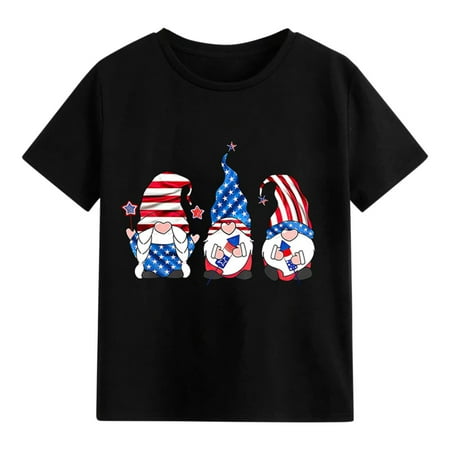 American Flagt Shirts Toddler Boys Girls Short Sleeve Letter Prints Tops 4Th Of July Shirt Black 110
American Flagt Shirts Toddler Boys Girls Short Sleeve Letter Prints Tops 4Th Of July Shirt Black 110