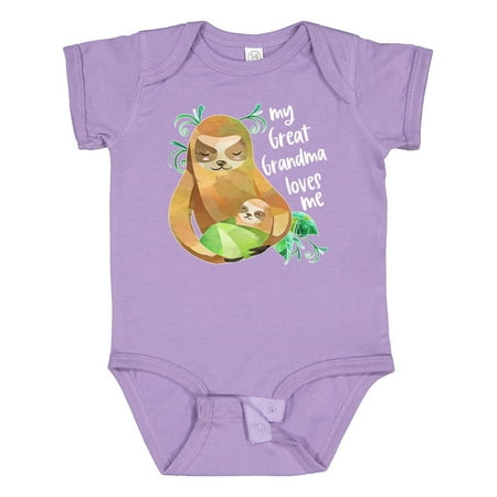 Inktastic My Great Grandma Loves Me Cute Sloth and Baby Gift Baby Boy or Baby Girl Bodysuit
Inktastic My Great Grandma Loves Me Cute Sloth and Baby Gift Baby Boy or Baby Girl Bodysuit