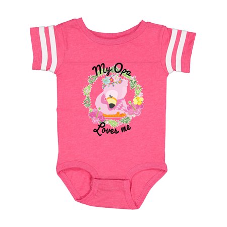 Inktastic Baby Flamingo My Opa Loves Me with Flower Wreath Gift Baby Boy or Baby Girl Bodysuit
Inktastic Baby Flamingo My Opa Loves Me with Flower Wreath Gift Baby Boy or Baby Girl Bodysuit