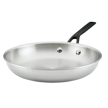 KitchenAid 5 Ply Clad Stainless Steel Frying Pan 10 inch Polished Stainless Steel
KitchenAid 5 Ply Clad Stainless Steel Frying Pan 10 inch Polished Stainless Steel