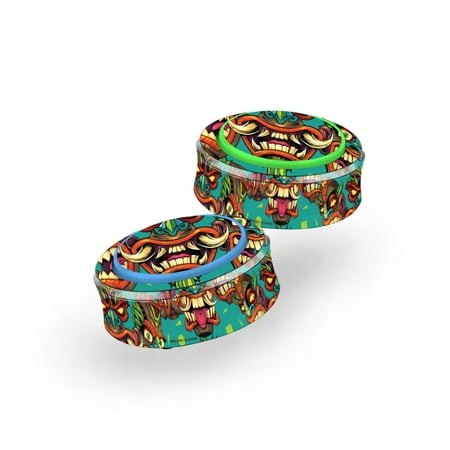 Skin Decal Wrap for Amazon Echo Buttons (2 pack) sticker Abstract Wood