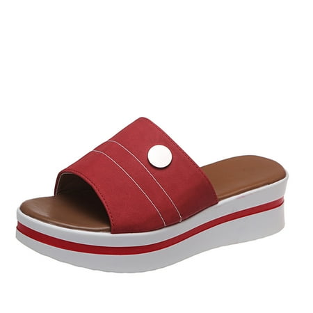 Womens Fashion Sandals Wear Lazy Summer People Thick-Soled Casual Slippers Shoes Open Toe Slide Sandals Comfortable Flats Flip-Flops Sandal Casual Platforms Wedge Sandals Heeled Sandals A2793
Womens Fashion Sandals Wear Lazy Summer People Thick-Soled Casual Slippers Shoes Open Toe Slide Sandals Comfortable Flats Flip-Flops Sandal Casual Platforms Wedge Sandals Heeled Sandals A2793