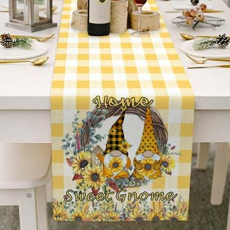 Table Runner-Burlap Linen-Heat Resistant 13x70Inch Table Runners Decor for Dining Room Fall Holiday Party Wedding Table Dresser Scarves Summer Lemon Leaf Welcome
Table Runner-Burlap Linen-Heat Resistant 13x70Inch Table Runners Decor for Dining Room Fall Holiday Party Wedding Table Dresser Scarves Summer Lemon Leaf Welcome