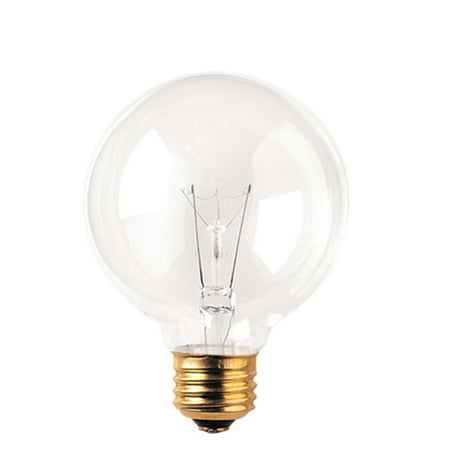 25 Watt Incandescent G25 Globe Medium Base Clear Pack of 48