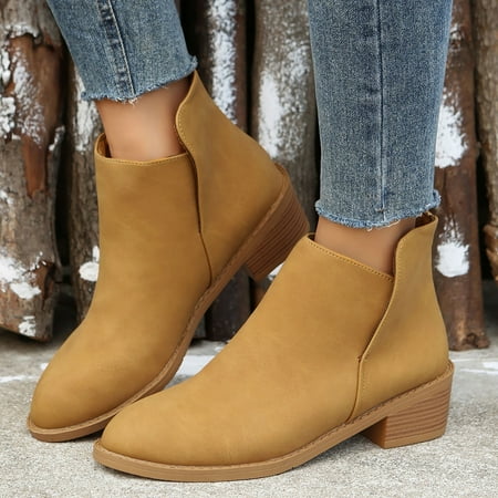 Cathalem Womens Suede Boots Short Boots For Women Ankle Boots Single Shoes For Ladies Casual Shoes Women Boots Dressy Yellow 6.5
Cathalem Womens Suede Boots Short Boots For Women Ankle Boots Single Shoes For Ladies Casual Shoes Women Boots Dressy Yellow 6.5