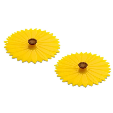 Charles Viancin Sunflower Drink Cover Set/2