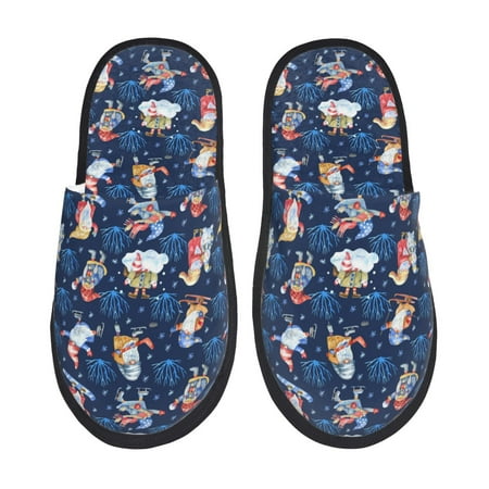 Honeii Winter old man Playtime Print Furry Slippers Bedroom Slippers for Women and Men Fuzzy Plush Comfy Faux Fur Lined Slide Shoes -Medium
Honeii Winter old man Playtime Print Furry Slippers Bedroom Slippers for Women and Men Fuzzy Plush Comfy Faux Fur Lined Slide Shoes -Medium