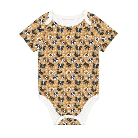 Coaee Cute Puppy for Soft Cotton Baby Short-Sleeve Bodysuit Baby Girls Boys Bodysuit Romper
Coaee Cute Puppy for Soft Cotton Baby Short-Sleeve Bodysuit Baby Girls Boys Bodysuit Romper