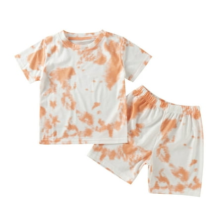 Toddler Kids Baby Girls Boys Clothes Summer Tie Dyed Short Sleeve T-Shirt Tops+ Shorts Tracksuit 2Pcs Outfits Clothes Set
Toddler Kids Baby Girls Boys Clothes Summer Tie Dyed Short Sleeve T-Shirt Tops+ Shorts Tracksuit 2Pcs Outfits Clothes Set