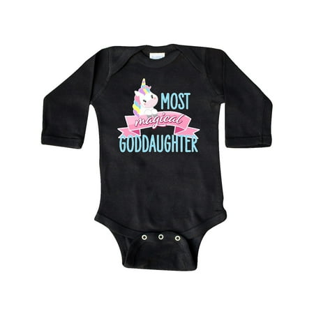 Inktastic Most Magical Goddaughter- cute unicorn Gift Baby Girl Long Sleeve Bodysuit
Inktastic Most Magical Goddaughter- cute unicorn Gift Baby Girl Long Sleeve Bodysuit