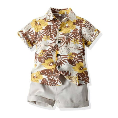 ESHOO 6M-5T Toddler Baby Boys Shorts Clothes Sets Kids Leaves/Floral Short Sleeve Shirt Top+Shorts Hawaiian 2Pcs Outfits
ESHOO 6M-5T Toddler Baby Boys Shorts Clothes Sets Kids Leaves/Floral Short Sleeve Shirt Top+Shorts Hawaiian 2Pcs Outfits