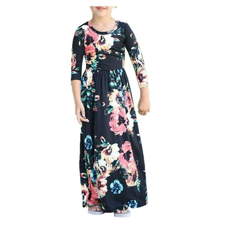 OVTICZA Baby Toddler Long Sleeve Dress Spring Dresses Floral Sundress for Girls Black 100
OVTICZA Baby Toddler Long Sleeve Dress Spring Dresses Floral Sundress for Girls Black 100