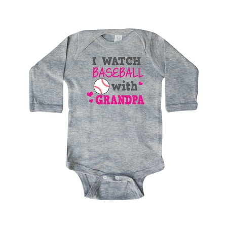 Inktastic I Watch Baseball with My Grandpa Gift Baby Boy or Baby Girl Long Sleeve Bodysuit
Inktastic I Watch Baseball with My Grandpa Gift Baby Boy or Baby Girl Long Sleeve Bodysuit