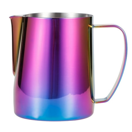 Coffee Cup 304 Stainless Steel Milk Frothing Pitcher Mug with Handle for Latte ArtColorful Purple 350ml
Coffee Cup 304 Stainless Steel Milk Frothing Pitcher Mug with Handle for Latte ArtColorful Purple 350ml
