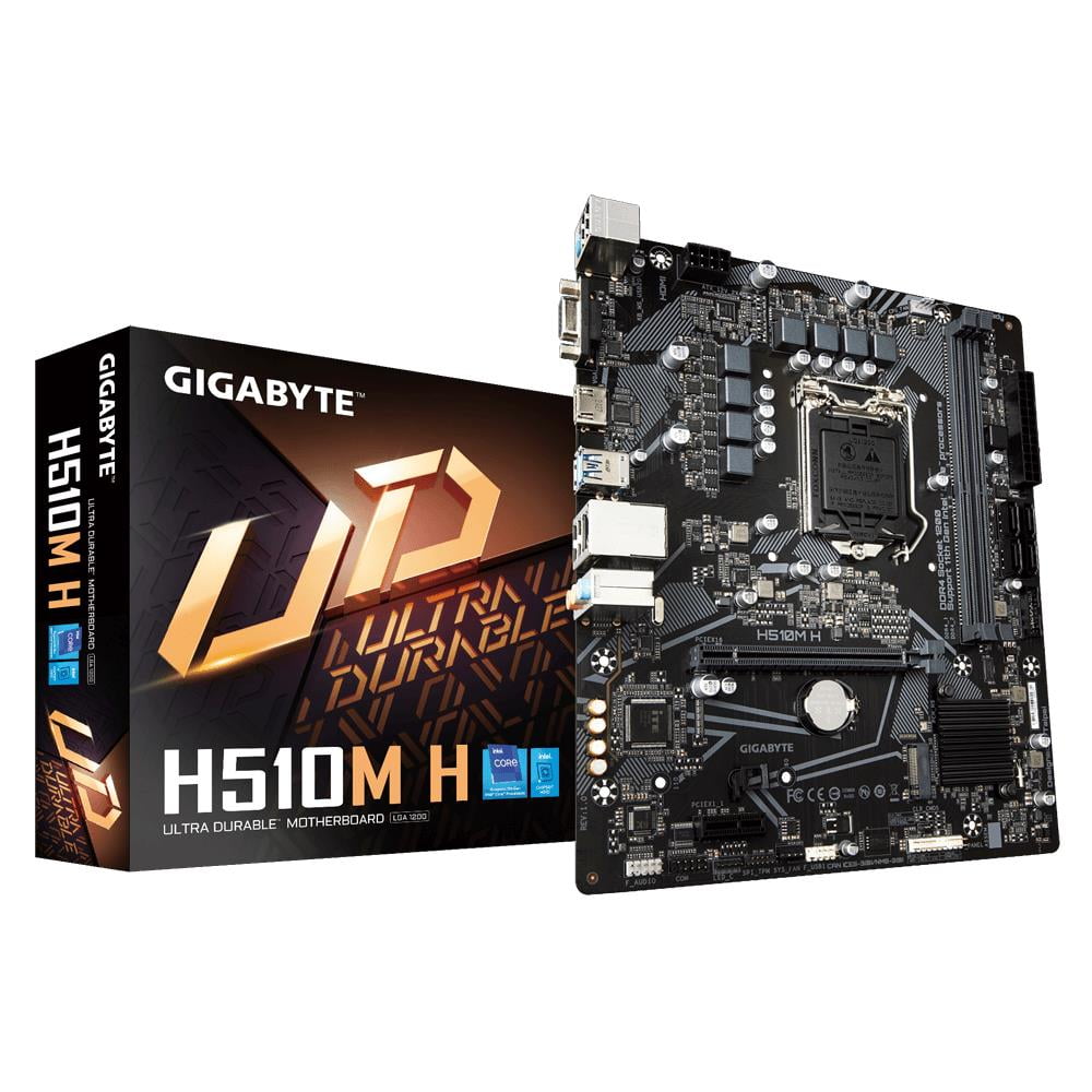 Gigabyte H510M H Intel H510 Express LGA 1200 Micro ATX DDR4 SDRAM