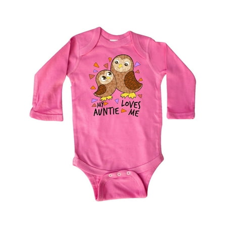 Inktastic My Auntie Loves Me- cute owl family Gift Baby Boy or Baby Girl Long Sleeve Bodysuit
Inktastic My Auntie Loves Me- cute owl family Gift Baby Boy or Baby Girl Long Sleeve Bodysuit
