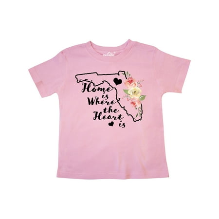 Inktastic Florida Home Where the Heart is with Watercolor Floral Gift Toddler Boy or Toddler Girl T-Shirt
Inktastic Florida Home Where the Heart is with Watercolor Floral Gift Toddler Boy or Toddler Girl T-Shirt