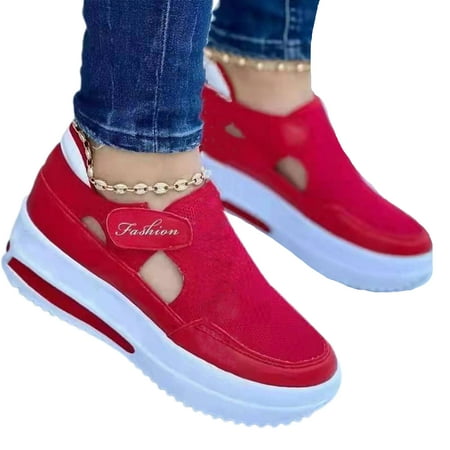 huanledash 1 Pair Women Shoes Mesh Design Lightweight Breathable Fastener Tape Casual Shoes for Running
huanledash 1 Pair Women Shoes Mesh Design Lightweight Breathable Fastener Tape Casual Shoes for Running