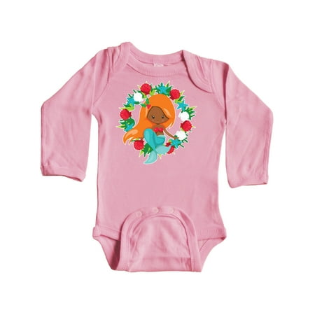 Inktastic Christmas Mermaid with Orange Hair and Floral Wreath Gift Baby Boy or Baby Girl Long Sleeve Bodysuit
Inktastic Christmas Mermaid with Orange Hair and Floral Wreath Gift Baby Boy or Baby Girl Long Sleeve Bodysuit