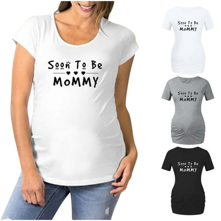 Tejiojio Maternity/Labor/Nursing Clothing Clearance Maternity Womens English Print Maternity Dress Large Size Maternity Short Sleeve T-Shirt
Tejiojio Maternity/Labor/Nursing Clothing Clearance Maternity Womens English Print Maternity Dress Large Size Maternity Short Sleeve T-Shirt