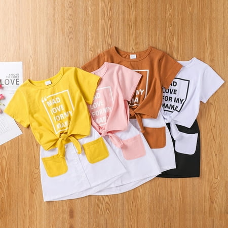 MyBeauty T-shirt Round Neck Lace Up Casual Girls T-shirt Patch Pocket Skirt Set for Vacation Yellow 5-6 Years
MyBeauty T-shirt Round Neck Lace Up Casual Girls T-shirt Patch Pocket Skirt Set for Vacation Yellow 5-6 Years