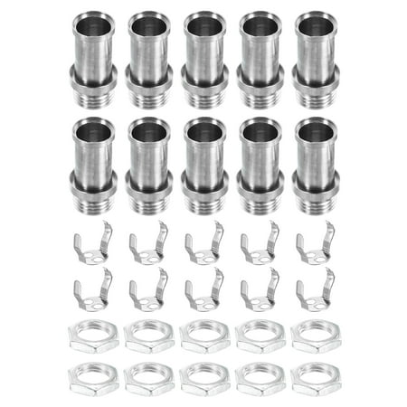 Uxcell 11.5x22mm M10 Thread LED Bases Fastener Holder G4 Lamp Hardware Fixtures 10 Pack
Uxcell 11.5x22mm M10 Thread LED Bases Fastener Holder G4 Lamp Hardware Fixtures 10 Pack