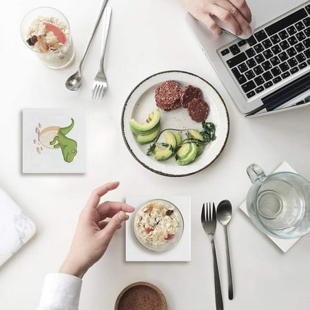 KXMDXA Dinosaur Set of 6 Coaster for Drinks Absorbent Ceramic Stone Coasters Cup Mat with Cork Base for Home Kitchen Room Coffee Table Bar Decor
KXMDXA Dinosaur Set of 6 Coaster for Drinks Absorbent Ceramic Stone Coasters Cup Mat with Cork Base for Home Kitchen Room Coffee Table Bar Decor