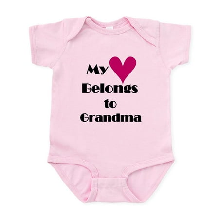 CafePress - My Heart Belongs To Grandma Infant Bodysuit - Baby Light Bodysuit Size Newborn - 24 Months
CafePress - My Heart Belongs To Grandma Infant Bodysuit - Baby Light Bodysuit Size Newborn - 24 Months