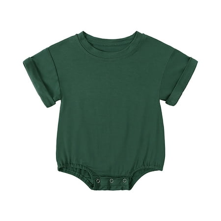 EFGYYF Girls Bodysuit Baby Clothes Unisex Baby Toddler Boys Girls Short Sleeve Solid Rompers Jumpsuits AG 12-18 Months
EFGYYF Girls Bodysuit Baby Clothes Unisex Baby Toddler Boys Girls Short Sleeve Solid Rompers Jumpsuits AG 12-18 Months