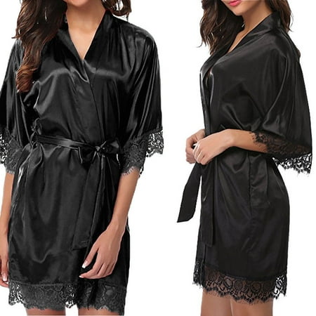 HGWXX7 Plus Size Lingerie Women s Lady Lace Sleepwear Satin Nightwear Lingerie Pajamas Suit BK/XL
HGWXX7 Plus Size Lingerie Women s Lady Lace Sleepwear Satin Nightwear Lingerie Pajamas Suit BK/XL