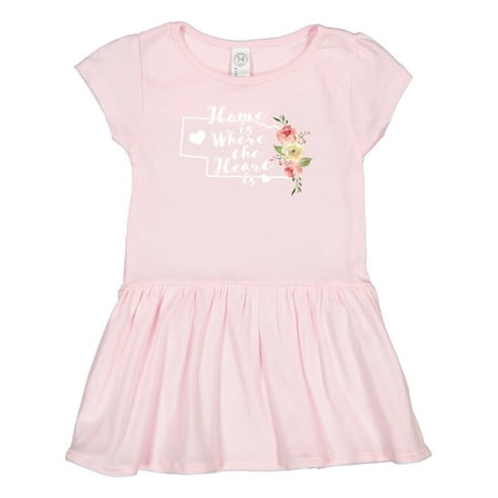 Inktastic Nebraska Home is Where the Heart is with Watercolor Floral Gift Toddler Girl Dress
Inktastic Nebraska Home is Where the Heart is with Watercolor Floral Gift Toddler Girl Dress