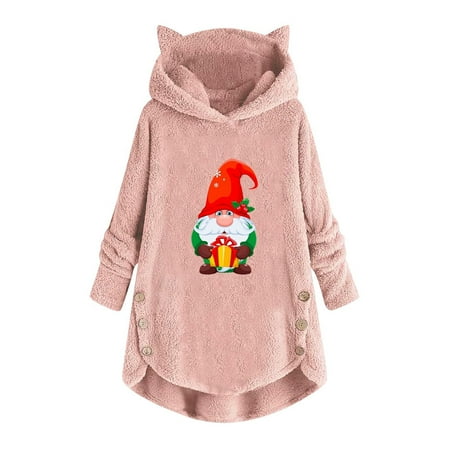 Trench Coats for Women Fleece Jacket Women Woman s Casual Christmas Printing Plush Buttons Long Sleeve Hooded Plush Coat Top Cardigan Sweaters for Women New Denim Jacket for Women Pink 2XL
Trench Coats for Women Fleece Jacket Women Woman s Casual Christmas Printing Plush Buttons Long Sleeve Hooded Plush Coat Top Cardigan Sweaters for Women New Denim Jacket for Women Pink 2XL