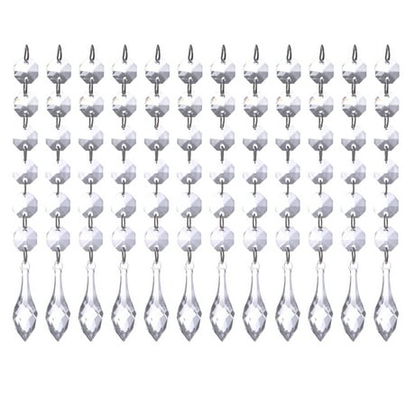 TBOLINE New 12pcs Crystal Bead Curtain Beads Pendant Wedding Hanging Curtain Home Decor
TBOLINE New 12pcs Crystal Bead Curtain Beads Pendant Wedding Hanging Curtain Home Decor