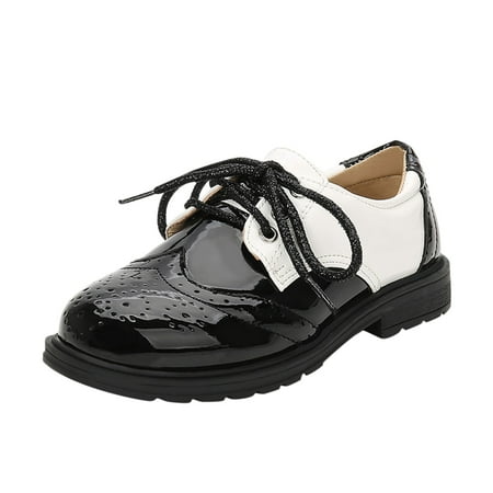 Fashion Summer And Autumn Boys Leather Shoes Boots Thick Soled Student Dress Shoes Performance Shoes Lace Up Colorblock Comfortable
Fashion Summer And Autumn Boys Leather Shoes Boots Thick Soled Student Dress Shoes Performance Shoes Lace Up Colorblock Comfortable