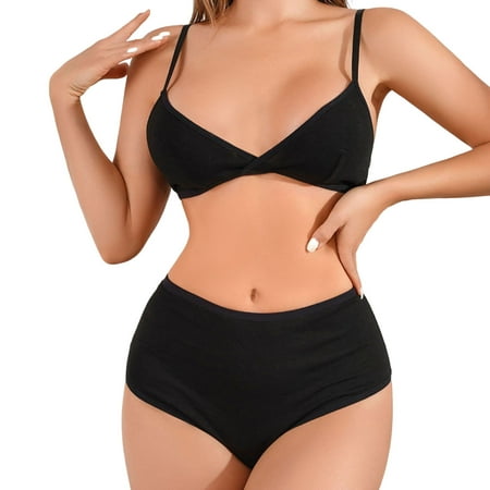 Fabiurt Women s Bra Women s Bra Suit High Waist Pants Double Shoulder Underwear Gathered Up Comfortable And Breathable Underwear Set Black
Fabiurt Women s Bra Women s Bra Suit High Waist Pants Double Shoulder Underwear Gathered Up Comfortable And Breathable Underwear Set Black