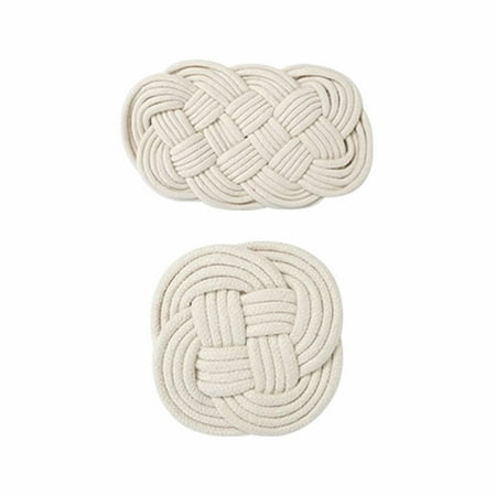 Miayilima Placemat Fashion Woven Insulation Pad High Grades Cotton And Linen Kitchen Hand Woven Thickened Table Mat
Miayilima Placemat Fashion Woven Insulation Pad High Grades Cotton And Linen Kitchen Hand Woven Thickened Table Mat