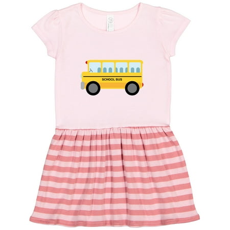 Inktastic School Bus Gift Toddler Girl Dress