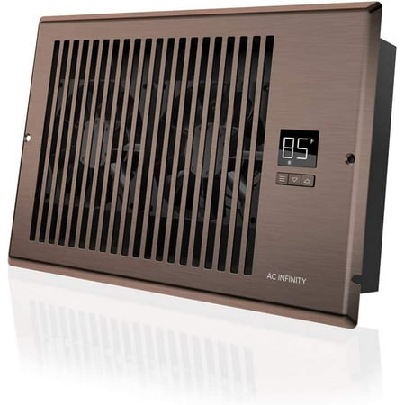 AIRTAP T6 Quiet Register Booster Fan with Thermostat Control. Heating Cooling AC Vent. Fits 6 x 10 Register Holes.
AIRTAP T6 Quiet Register Booster Fan with Thermostat Control. Heating Cooling AC Vent. Fits 6 x 10 Register Holes.