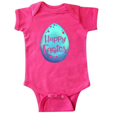 Inktastic Happy Easter Blue Easter Egg Gift Baby Boy or Baby Girl Bodysuit
