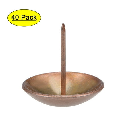 Uxcell 1.18 x1.18 Upholstery Nails Tacks Round Thumb Push Pins Iron Copper Tone 40Pcs
Uxcell 1.18 x1.18 Upholstery Nails Tacks Round Thumb Push Pins Iron Copper Tone 40Pcs