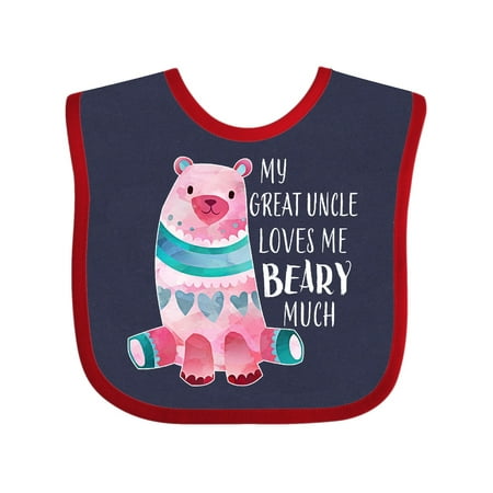 Inktastic My Great Uncle Loves Me Beary Much with Cute Bear Gift Baby Boy or Baby Girl Bib
Inktastic My Great Uncle Loves Me Beary Much with Cute Bear Gift Baby Boy or Baby Girl Bib