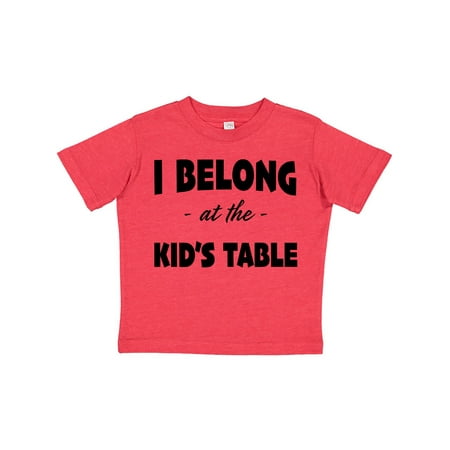 Inktastic I Belong at the Kids Table in Black Text Gift Toddler Boy or Toddler Girl T-Shirt
Inktastic I Belong at the Kids Table in Black Text Gift Toddler Boy or Toddler Girl T-Shirt